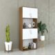 Tủ hồ sơ gỗ công nghiệp phủ Melamine Nội thất Sài Gòn 80x40x200cm SKU: TW32778