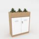 Tủ cây trang trí phong cách tối giản hiện đại TW32905