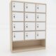Tủ Locker Gỗ 12 Ngăn 3 Khoang TL32957