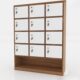 Tủ Locker Gỗ 12 Ngăn 3 Khoang TL32957