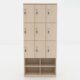 Tủ Locker Gỗ Đa Năng 9 Cánh, 3 Khoang - TL32964