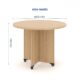 Bàn Tròn Gỗ Cao Cấp ANETO WK33523