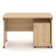 Bàn làm việc văn phòng 1m2 ANETO WK33531