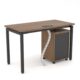 Bàn làm việc văn phòng 1m2 ANETO WK33821