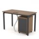 Bàn làm việc văn phòng 1m2 ANETO WK33821