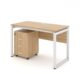 Bàn làm việc văn phòng 1m2 ANETO WK33929