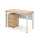 Bàn làm việc văn phòng 1m2 ANETO WK34013