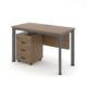 Bàn làm việc văn phòng cao cấp 1m2 ANETO WK34124