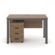 Bàn làm việc văn phòng cao cấp 1m2 ANETO WK34124
