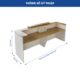 Quầy Lễ Tân Cao Cấp ANETO RT34289