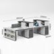 Cụm bàn làm việc 4 người ANETO WC34470