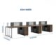 Module bàn làm việc 6 người 3m6 ANETO W634691