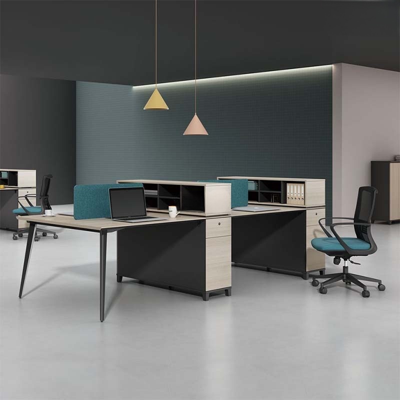 ALT image: Cụm bàn làm việc 2 người W234940 - Thiết kế hiện đại - ANETO