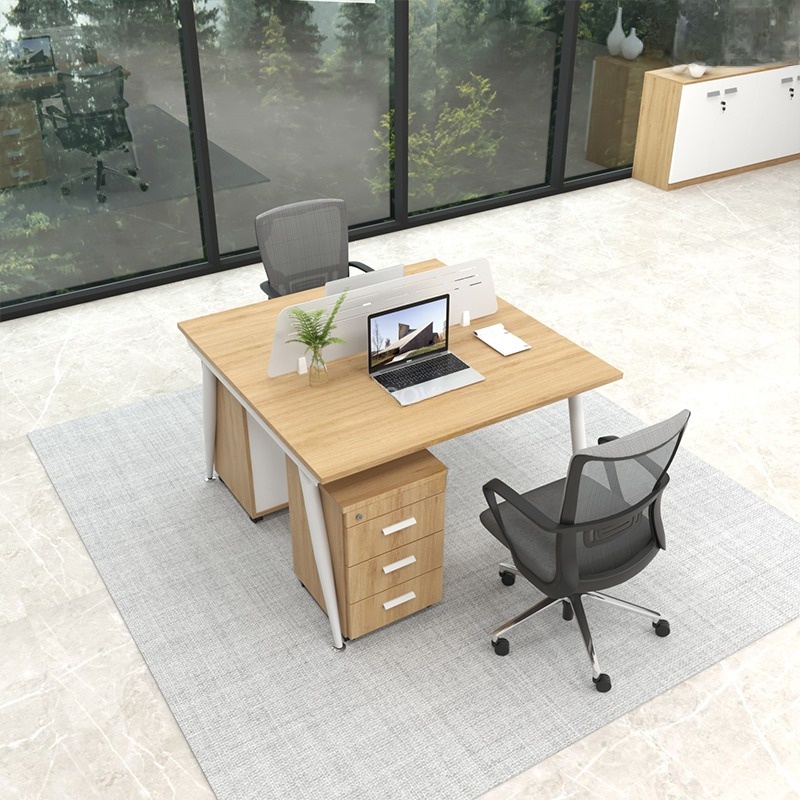 Cụm Bàn Làm Việc 2 Người Chân Tròn W234963