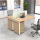 Cụm bàn làm việc 2 người hiện đại W235037
