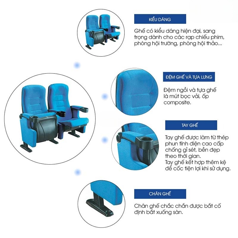 Ghế Rạp Chiếu Phim Cao Cấp CM36230