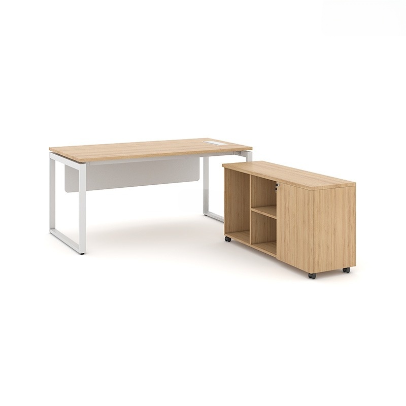 Bàn Làm Việc Giám Đốc Chân Sắt Cao Cấp Erid U 1,6m
