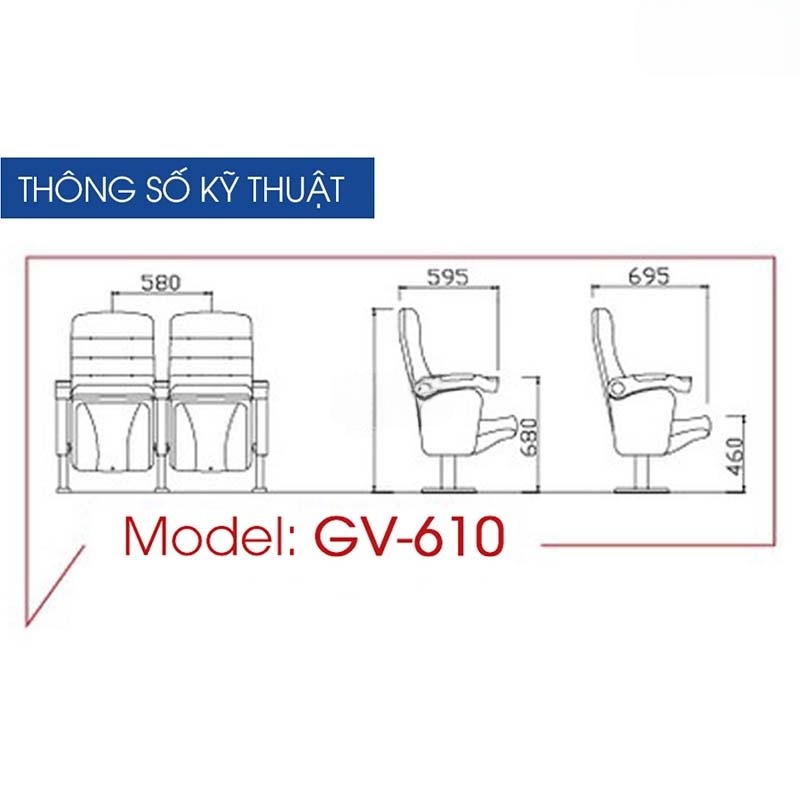 Ghế rạp chiếu phim cao cấp CM36226