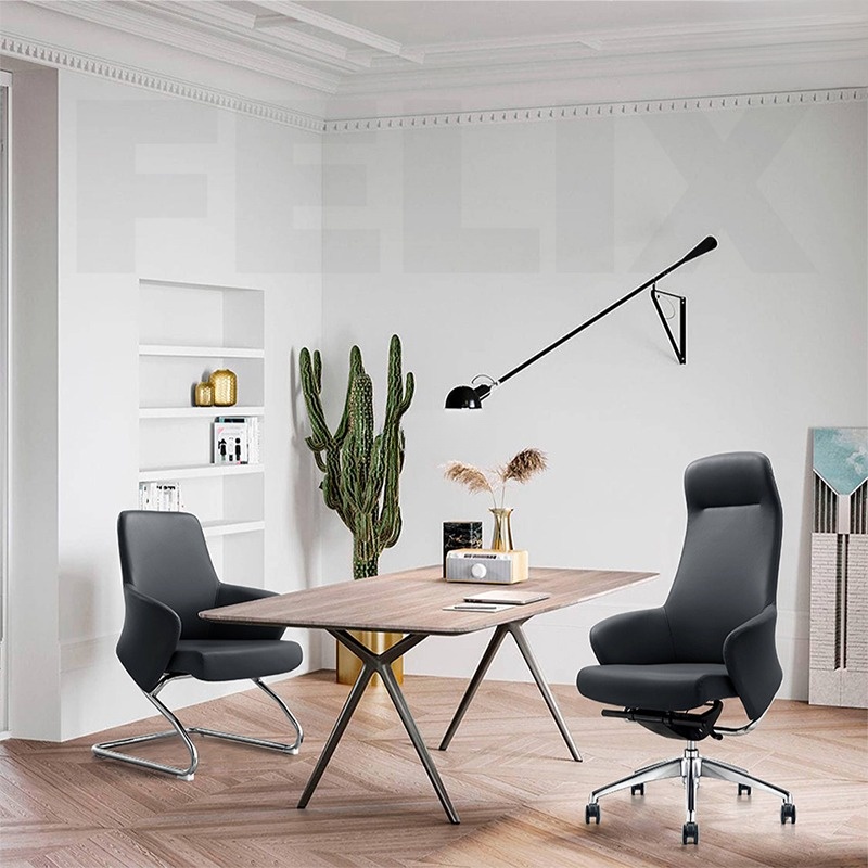 Ghế chân quỳ da cao cấp KQ36809