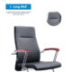 Ghế da chân quỳ sang trọng KQ36987