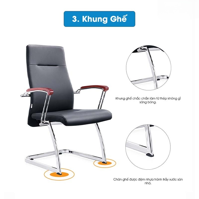Ghế chân quỳ văn phòng cao cấp KQ36981