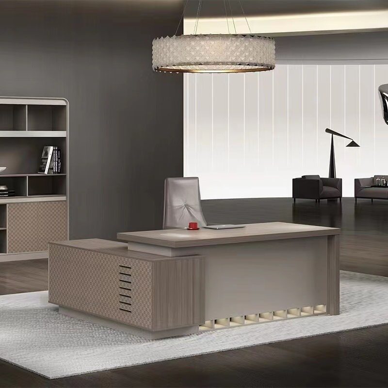 Bàn giám đốc gỗ công nghiệp chữ L Bàn giám đốc gỗ công nghiệp chữ L