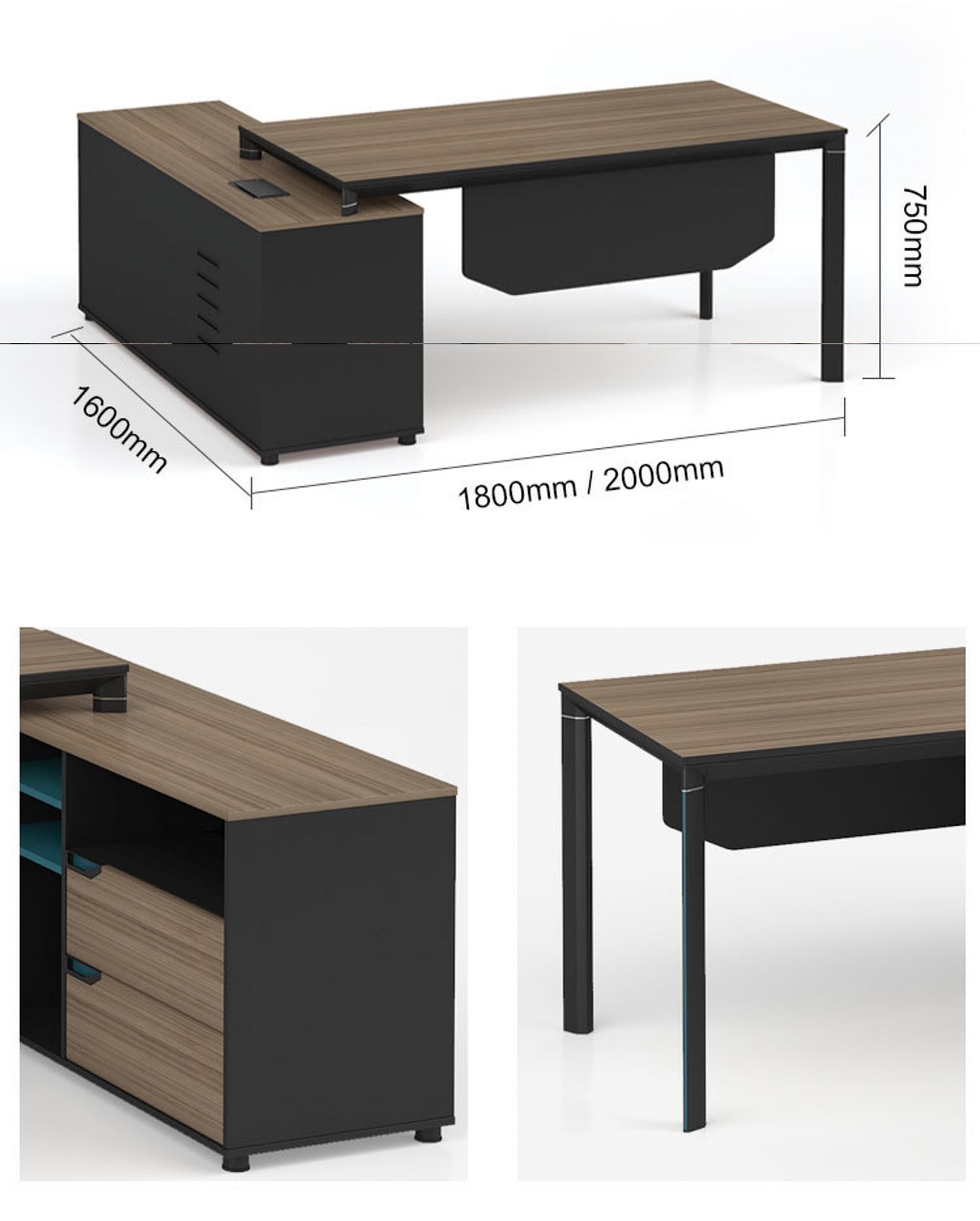 Bàn Giám Đốc Đa Năng MS36179