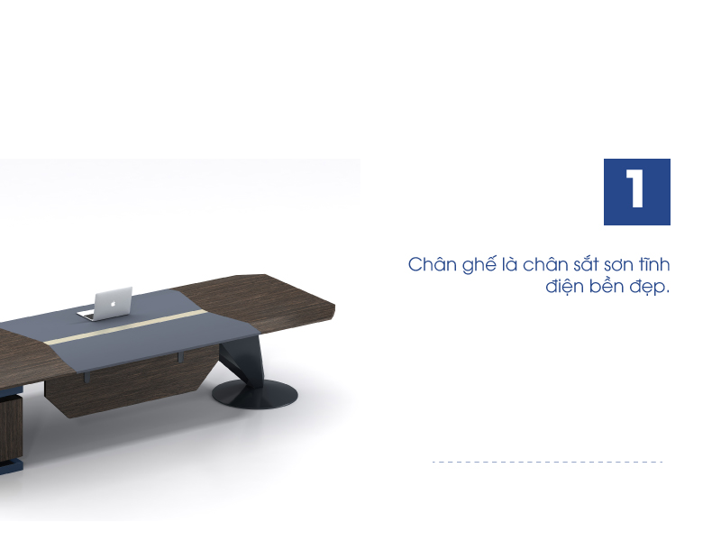 Bàn Giám Đốc Cao Cấp 3m2 MS36133