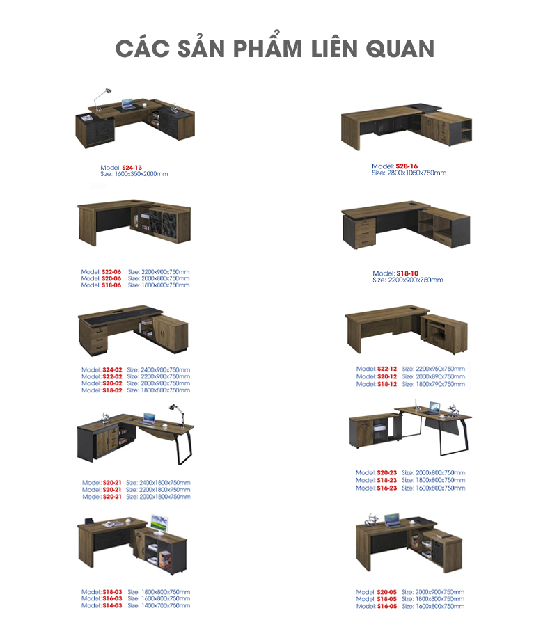 Bàn Giám Đốc 1m8 cao cấp MS36129
