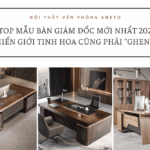 Top mẫu bàn giám đốc mới nhất 2025