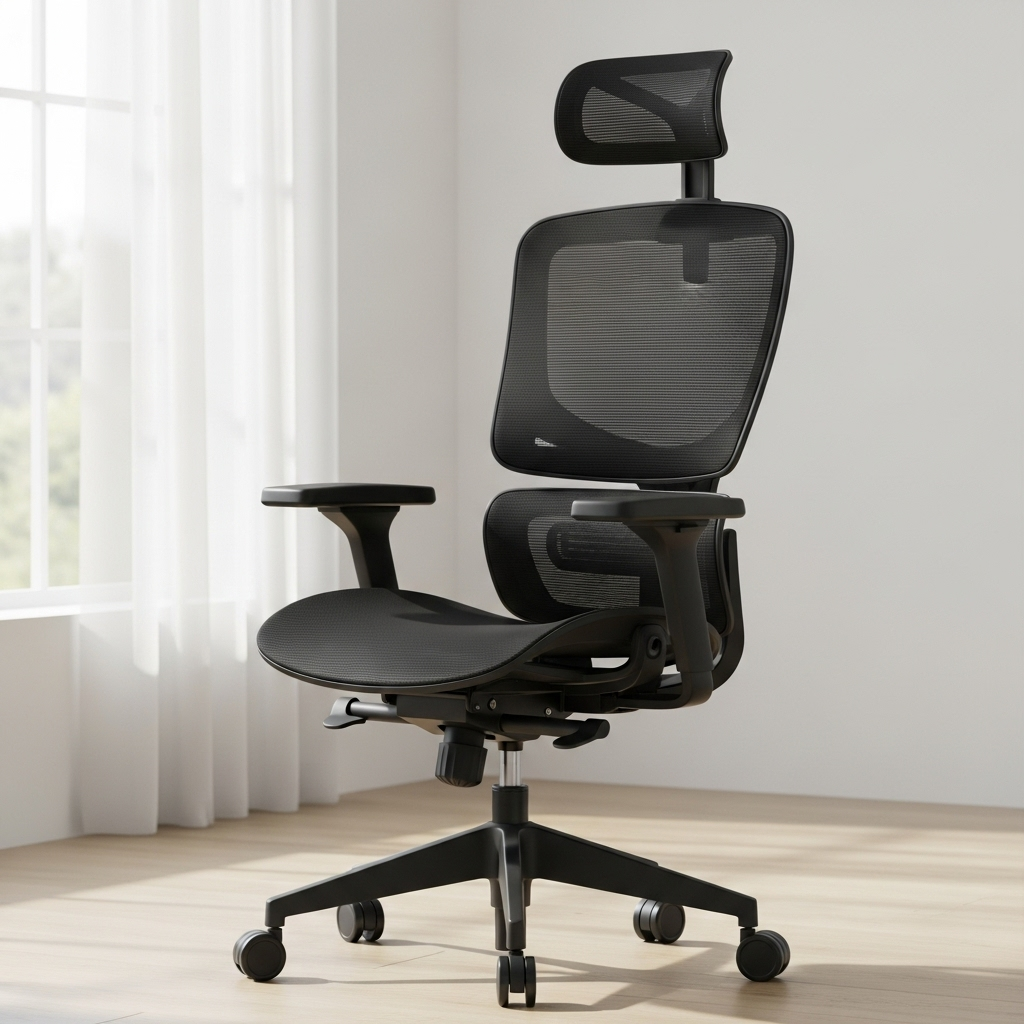 Ghế chân quỳ da văn phòng KQ36776