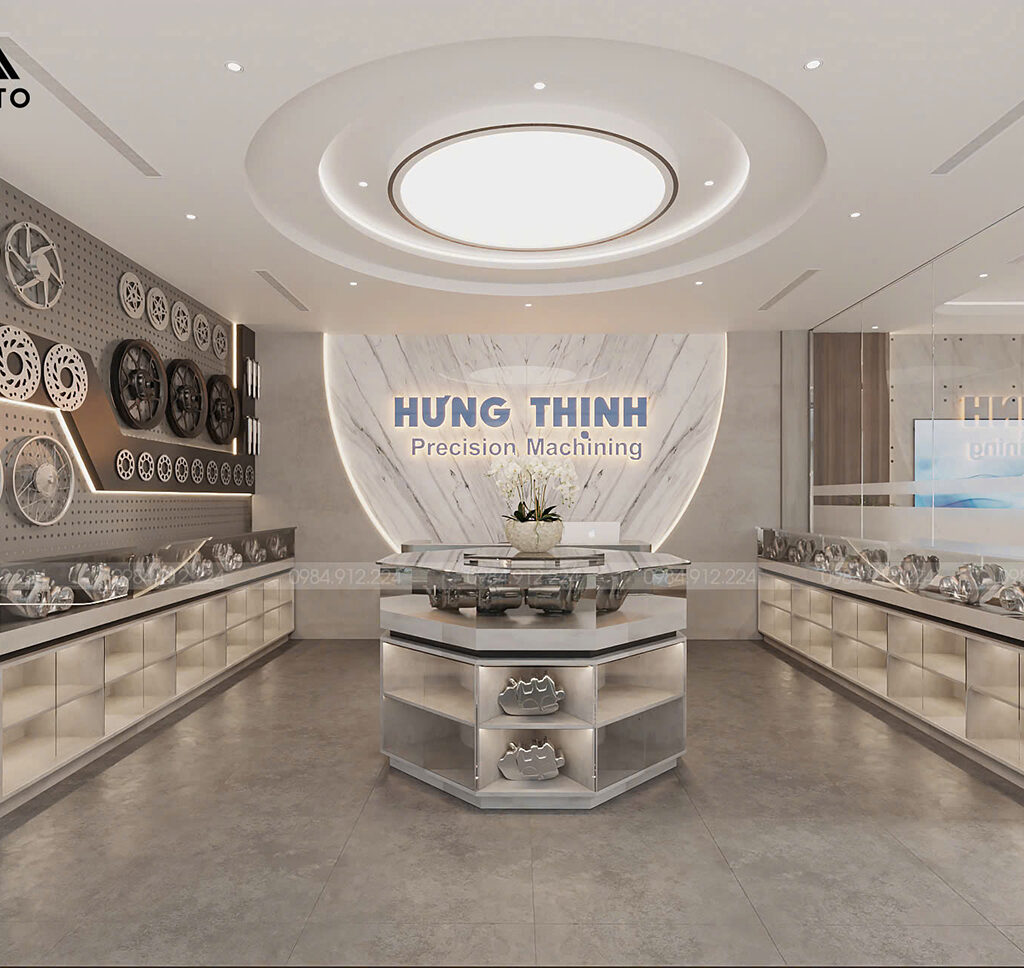 Dự án thiết kế nội thất văn phòng Hưng Thịnh