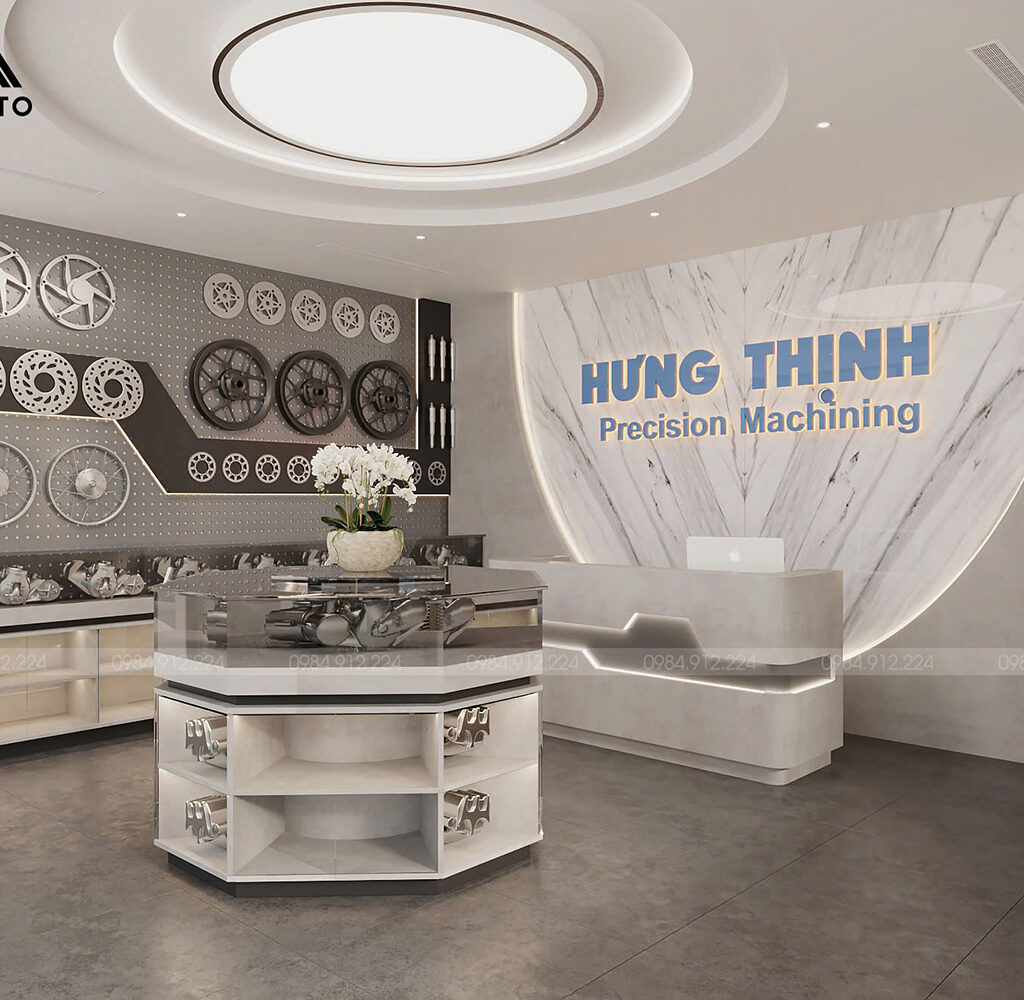 Dự án thiết kế nội thất văn phòng Hưng Thịnh