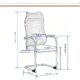 Ghế Chân Quỳ Lưng Lưới Cao Cấp OC0445140